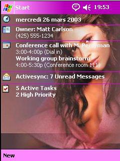 Alyssa Milano 2 MMM Theme for Pocket PC