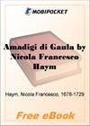 Amadigi di Gaula for MobiPocket Reader