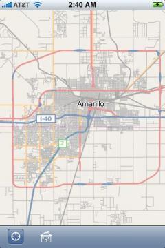 Amarillo (TX, USA) Map Offline