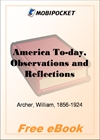 America To-day, Observations and Reflections for MobiPocket Reader