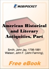 American Historical and Literary Antiquities, Part 01 for MobiPocket Reader