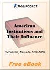 American Institutions and Their Influence for MobiPocket Reader