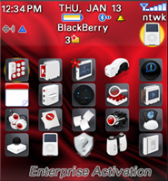 Amorred Theme for Blackberry 8100 Pearl