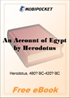An Account of Egypt for MobiPocket Reader