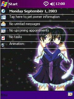 Anime Twins Theme for Pocket PC