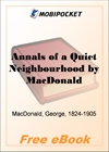 Annals of a Quiet Neighbourhood for MobiPocket Reader