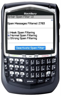 Antair Spam Filter (BlackBerry)