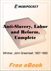 Anti-Slavery, Labor and Reform for MobiPocket Reader
