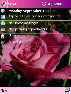 Antique Pink 02 Theme for Pocket PC
