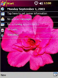 Antique Pink 03 Theme for Pocket PC