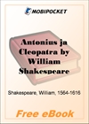 Antonius ja Cleopatra for MobiPocket Reader