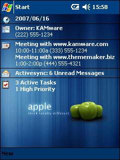 Apple 1 Theme for Pocket PC