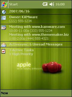 Apple 2 Theme for Pocket PC