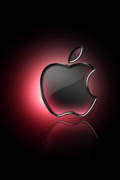 Apple Logo Red