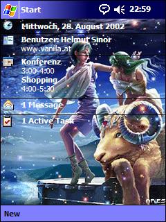 Aries Animated Theme for Pocket PC