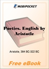 Aristotle on the art of poetry for MobiPocket Reader