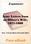 Army Letters from an Officer's Wife for MobiPocket Reader