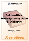 Ashton-Kirk, Investigator for MobiPocket Reader