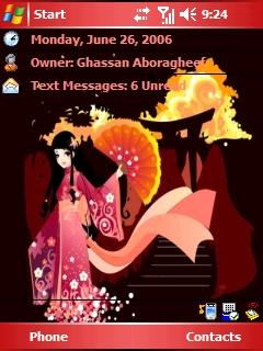 Asian 3645 gh Theme for Pocket PC