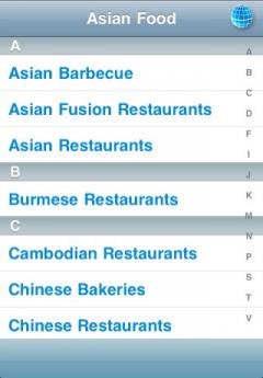 Asian Food Finder