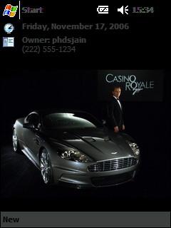 Aston Martin DBS ph Theme for Pocket PC