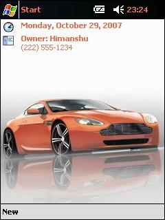 Aston Martin V8 Vantage N400 ph Theme for Pocket PC