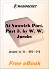 At Sunwich Port, Part 3 for MobiPocket Reader