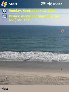 Atlantic Beach 02 Theme for Pocket PC