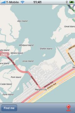 Atlantic City Street Map