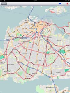 Auckland Street Map for iPad