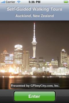 Auckland Walking Tours and Map