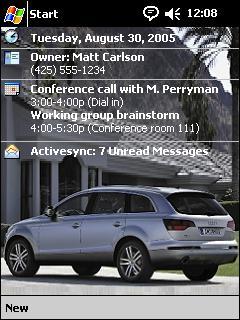 Audi Q7 1 OVR Theme for Pocket PC