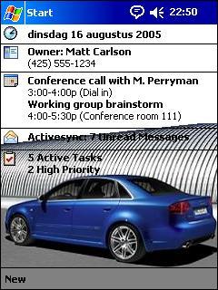 Audi RS4 OVR Theme for Pocket PC