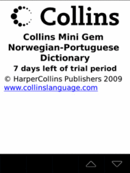Audio Collins Mini Gem Norwegian-Portuguese & Portuguese-Norwegian Dictionary (BlackBerry)