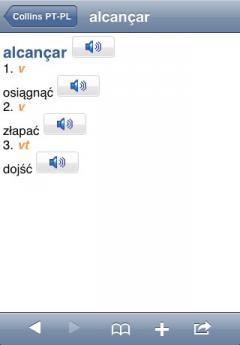 Audio Collins Mini Gem Polish-Portuguese & Portuguese-Polish Dictionary (iPhone/iPad)