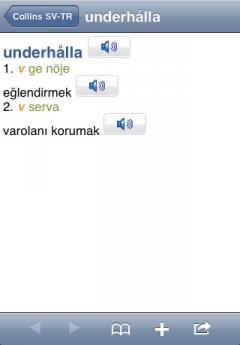 Audio Collins Mini Gem Swedish-Turkish & Turkish-Swedish Dictionary (iPhone/iPad)