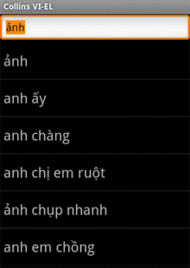 Audio Collins Mini Gem Vietnamese-Greek & Greek-Vietnamese Dictionary (Android)