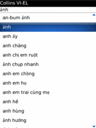 Audio Collins Mini Gem Vietnamese-Greek & Greek-Vietnamese Dictionary (BlackBerry)