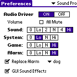 Audio Driver for Palm