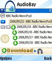 AudioBay Podcast Player for Series 60 3rd Edition