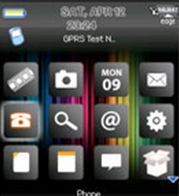 Aurora Theme for Blackberry 8100 Pearl