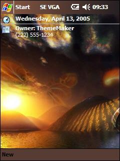 Aurora VGA Theme for Pocket PC