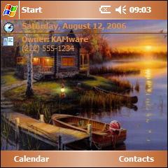 Autumn Lake Theme for Pocket PC