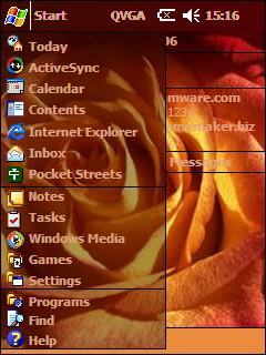 Autumn Rose CT Theme for Pocket PC