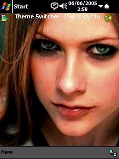 Avril Lavigne 031 Theme for Pocket PC