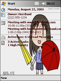 Azumanga Daioh Rain Theme for Pocket PC