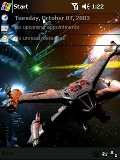 B5 Fighter Theme for Pocket PC