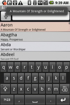BEIKS Bible Names Glossary for Android