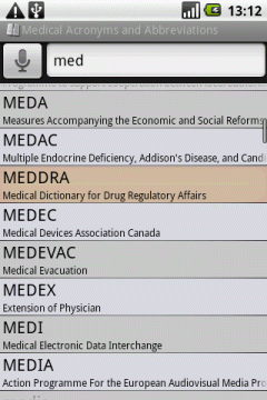 BEIKS Medical Abbreviations and Acronyms Dictionary for Android
