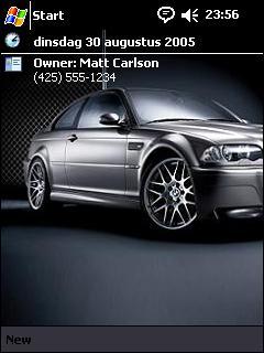 BMW M3 CSL OVR Theme for Pocket PC